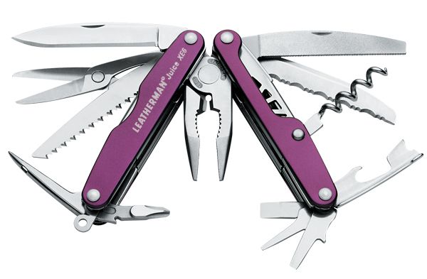 Juice XE6 Thunder Purple Anodized Al Multi Tool Leatherman in Box