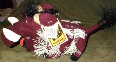 King Pumbaa Plush from Broadway Costume Design Julie Taymor MWT