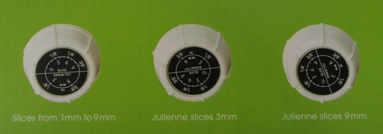 Julienne 3mm & 9mm Slices from 1mm