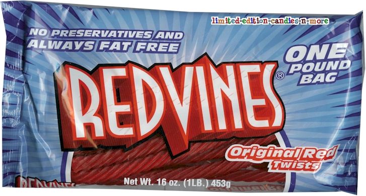 Huge Bag Red Vines Licorice Twists 1 Pound Jumbo Bag