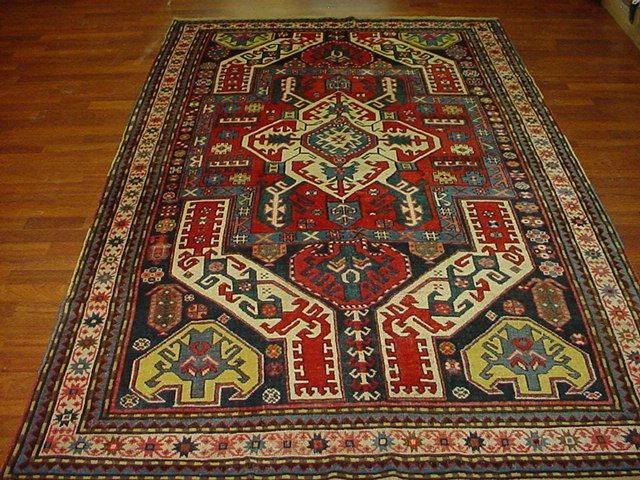 19th C Kasim Usag Caucasian Rug Fjaa