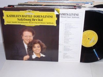 Kathleen Battle James Levin Salzburg LP DGG 415 361