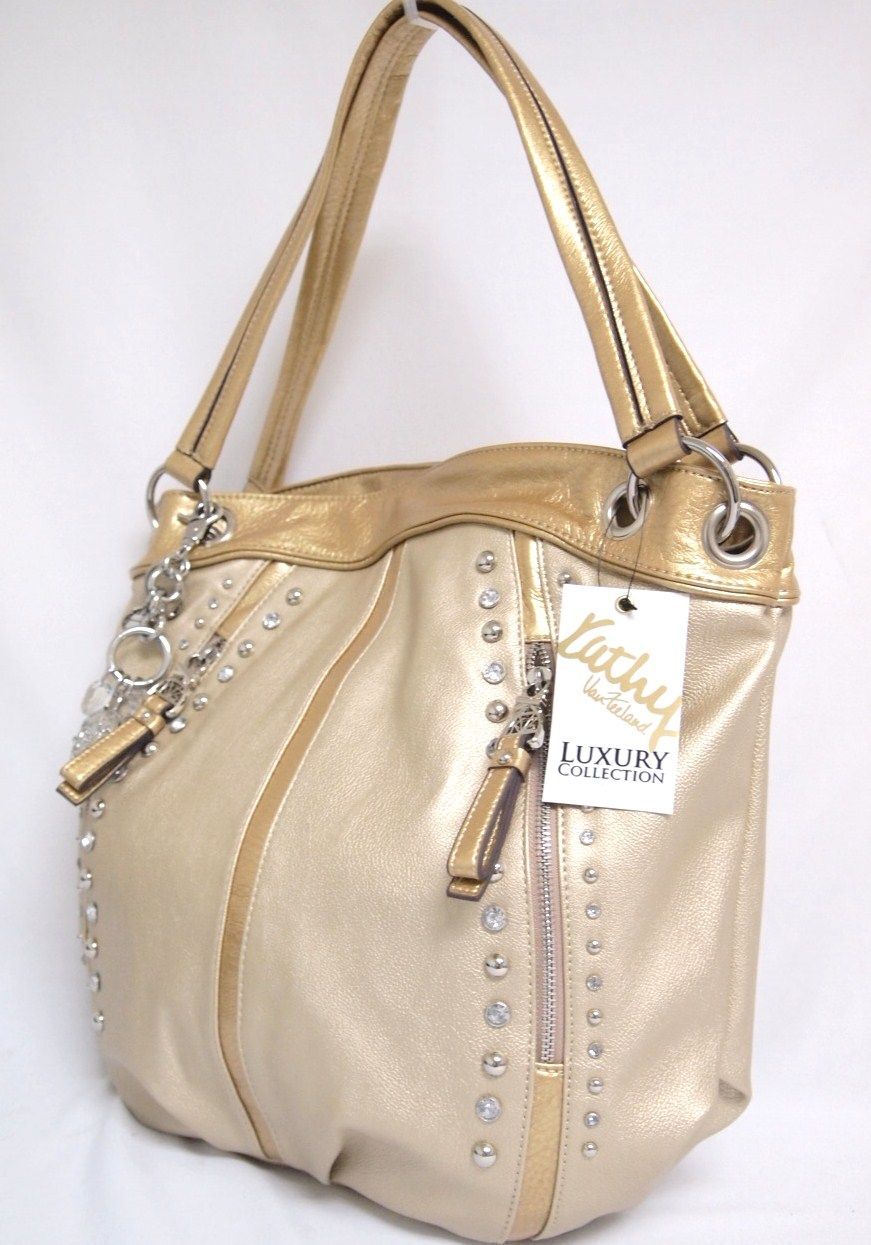 Kathy Vanzeeland Pop Rock Star Shopper Handbag Almond