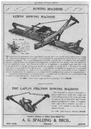 Antique Spaulding or Kerns 1904 Rowing Machine