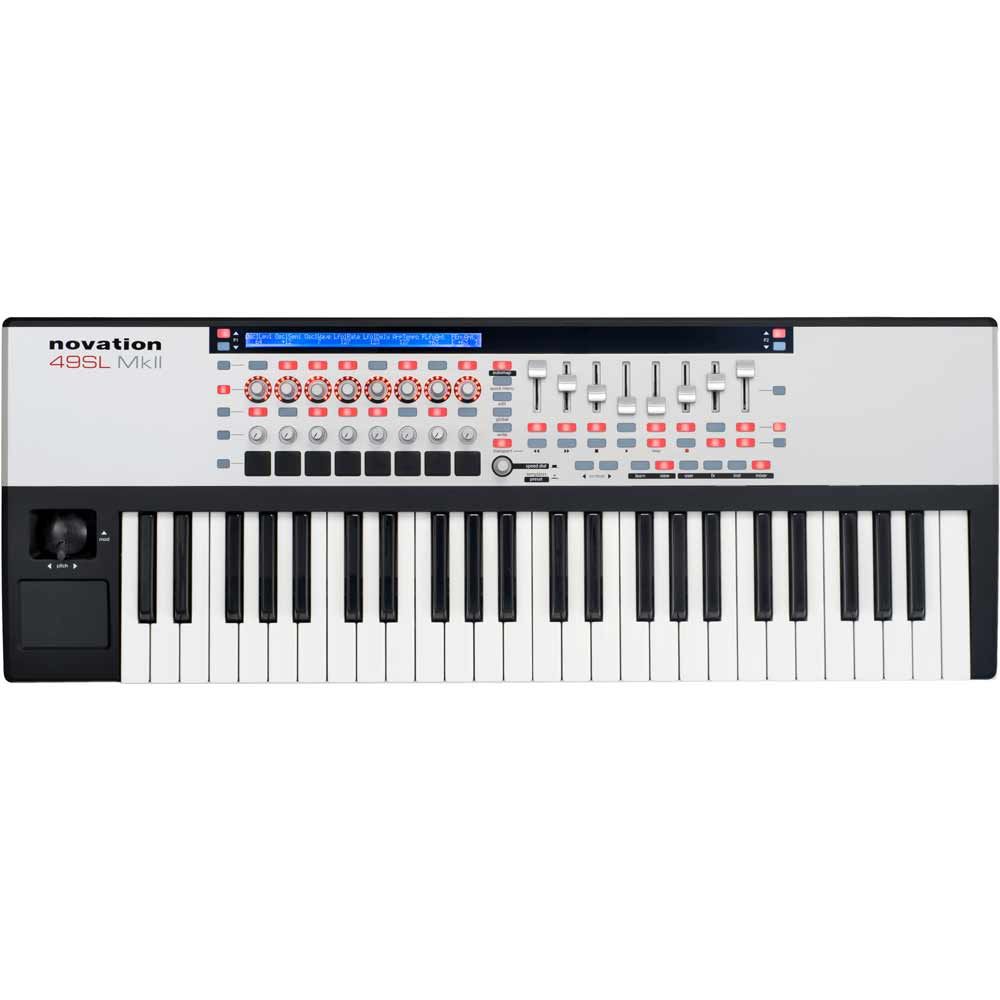 Novation 49 SL MKII Semi Weighted 49 Key MIDI Keyboard Controller 49