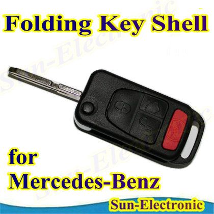 Remote Flip Folding Key Shell Case Mercedes Benz ML320 430 55 C230