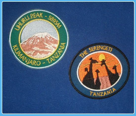 Tanzania Serengeti Kilimanjaro Patch Set Trekking Badges