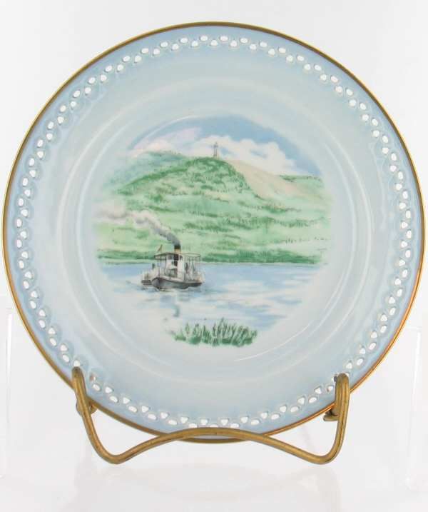 Vintage B G Copenhagen Dessert Plates Kirke Series