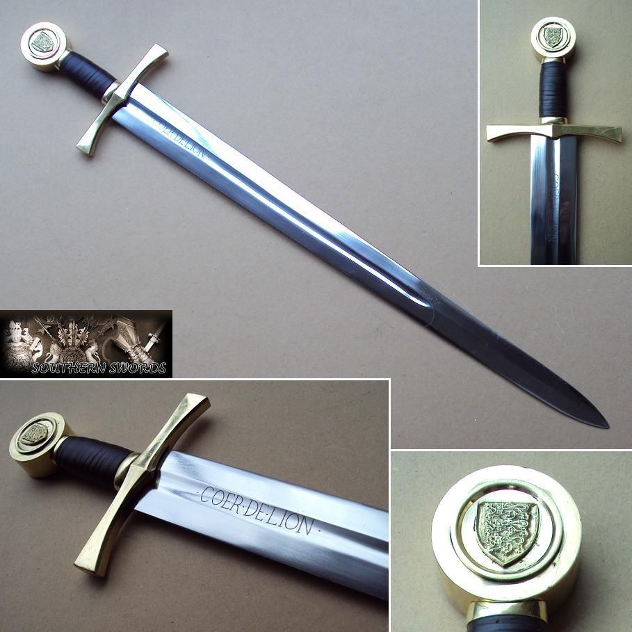 English King Richard The Lionheart Sword Museum Quality