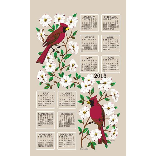 Dogwood Cardinal 2013 Kitchen Towel