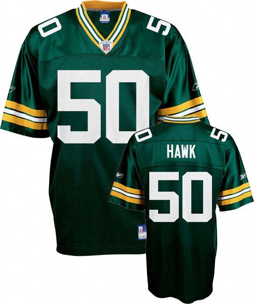 Green Bay Packers NFL Reebok Replica Youth Jersey AJ Hawk