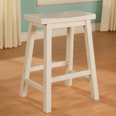  WHITE FRENCH COUNTRY TUSCAN COUNTER HEIGHT KITCHEN CHAIR BAR STOOLS