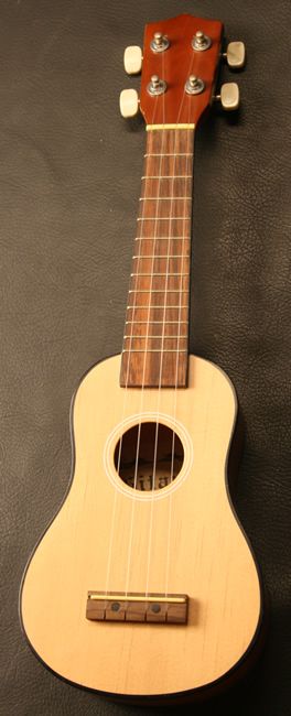 Soprano Ukulele Brand New Spruce Top Natural