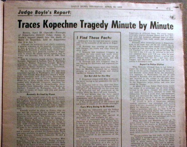 Ted Kennedy Lies Trial Mary Jo Kopechne Death Chappaquiddick