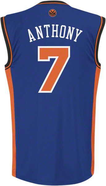 Anthony Jersey Adidas Blue Replica 7 New York Knicks Jersey