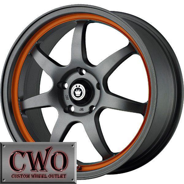 15 Gunmetal Konig Forward Wheels Rims 4x100 4 Lug Civic Mini Cobalt XB