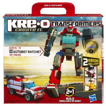 Kre O Transformers Autobot Ratchet Construction Set