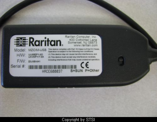 Raritan Mzcim USB Zcim for VGA Video New STSI