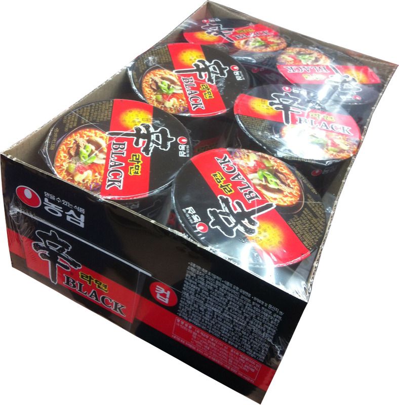 Korean Noodle Shin Ramen Black 6pcs Ramyun Ramen Noodle Soup Gangnam