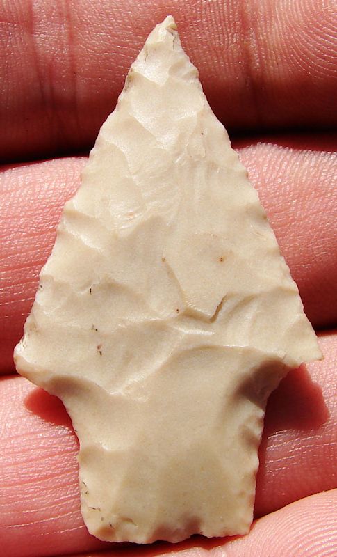 Arrowhead Texas Creme Chert Langtry with Bob Butler COA MK 256