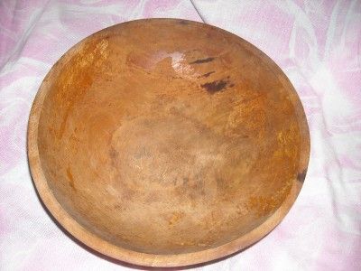 Vintage Large Wooden Salad Bowl 15 Diameter Great Display