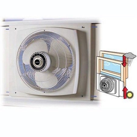 New Lasko Products 2155A Electrically Reversible Window Fan 406.40 Mm