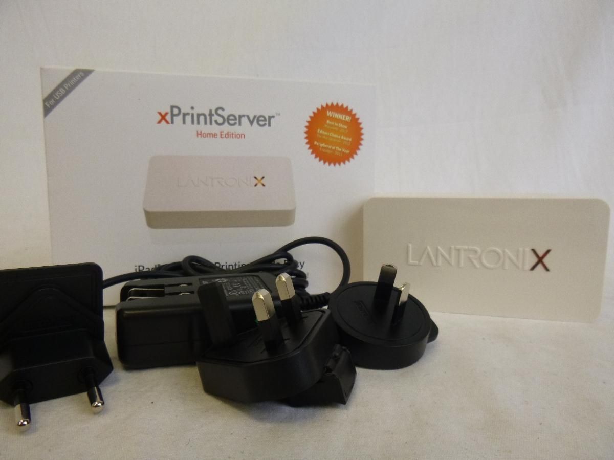 Lantronix Xprintserver Home Edition for iOS Printing XPS1002HM 01