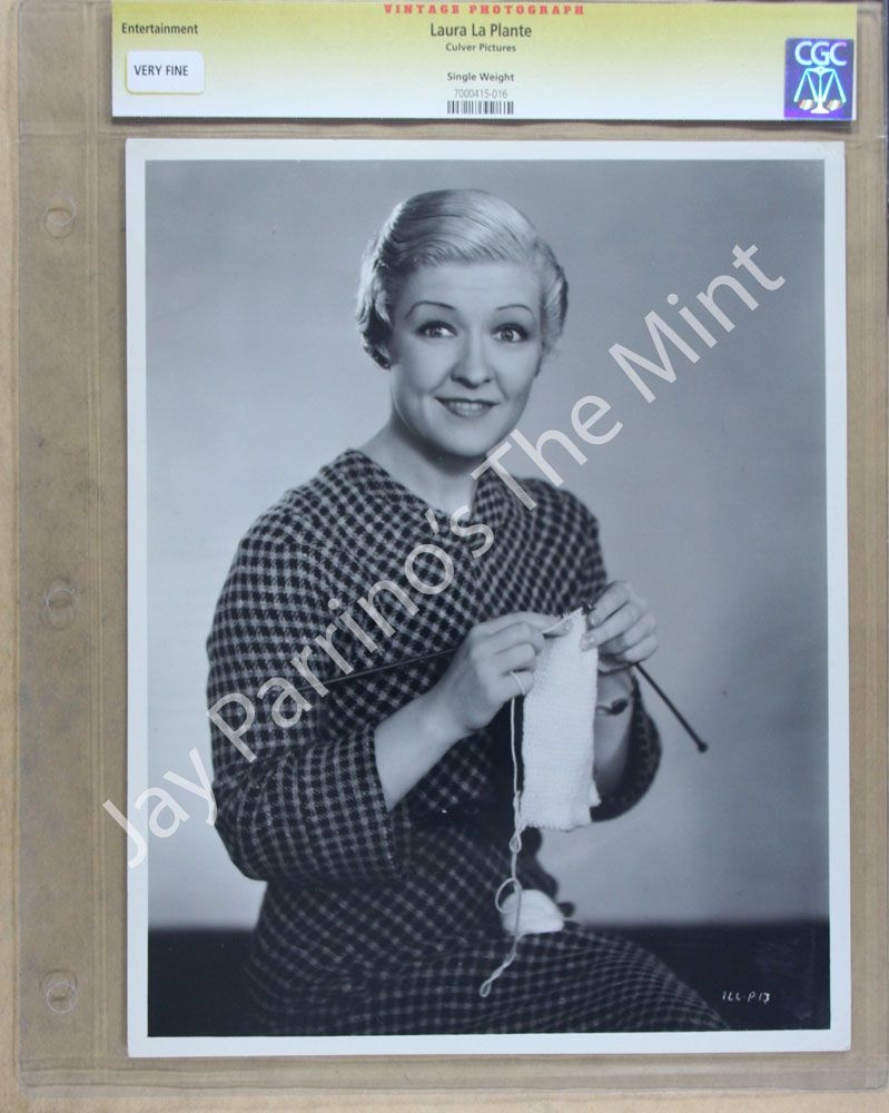 GG735 Vintage CGC Photo Laura La Plante