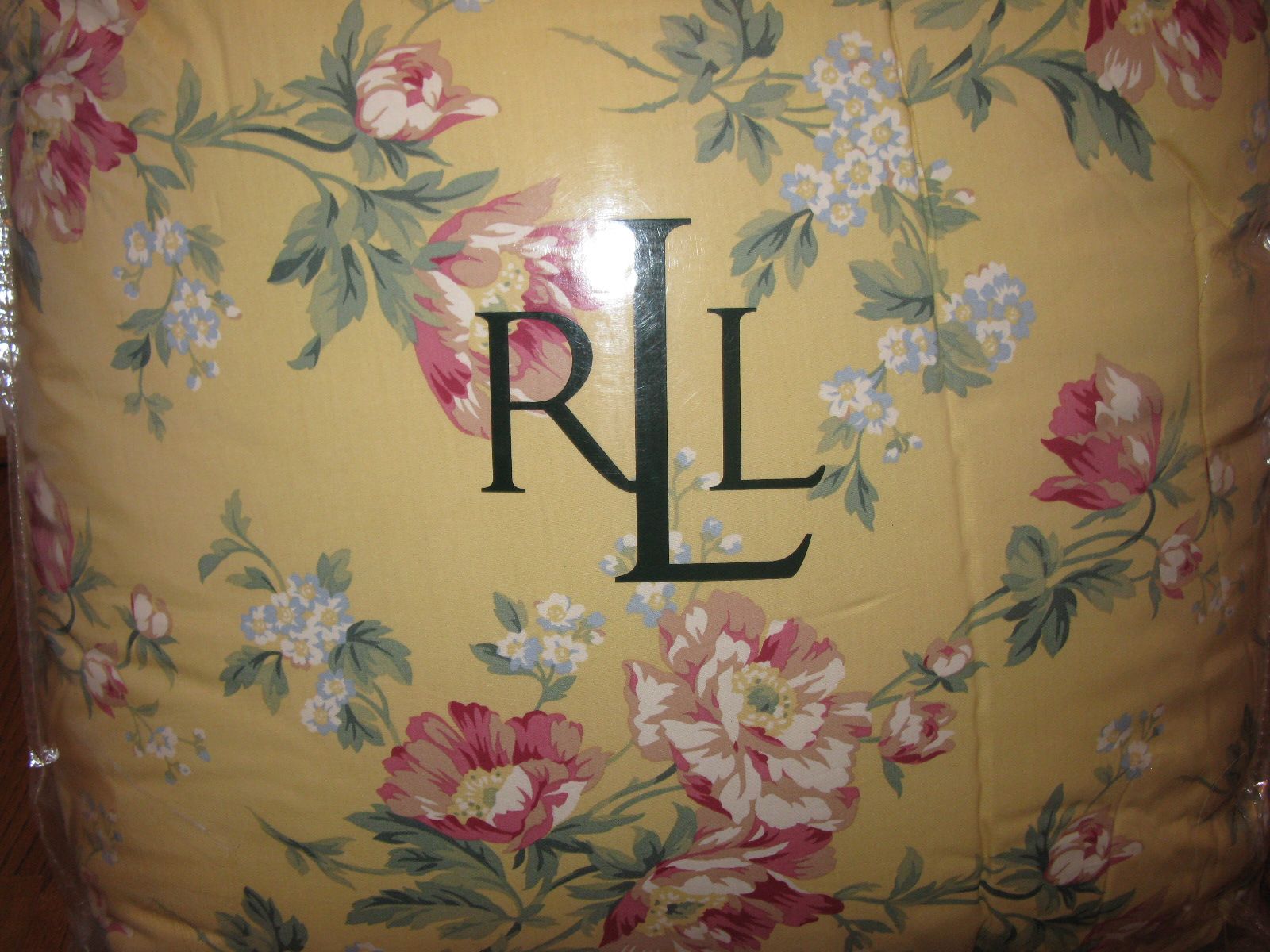 Ralph Lauren Parsonage Lane Yellow Floral 4P Queen Comforter Set