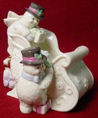 Lenox China Snowman Giftware Treat Bowl