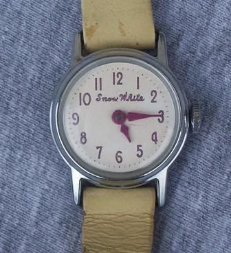 Vtg Midcentury 50s Disney U s Time Timex Snow White Wind Up Wrist