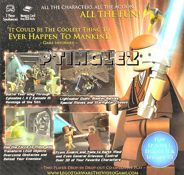 Lego Star Wars The Video Game GameCube Wii