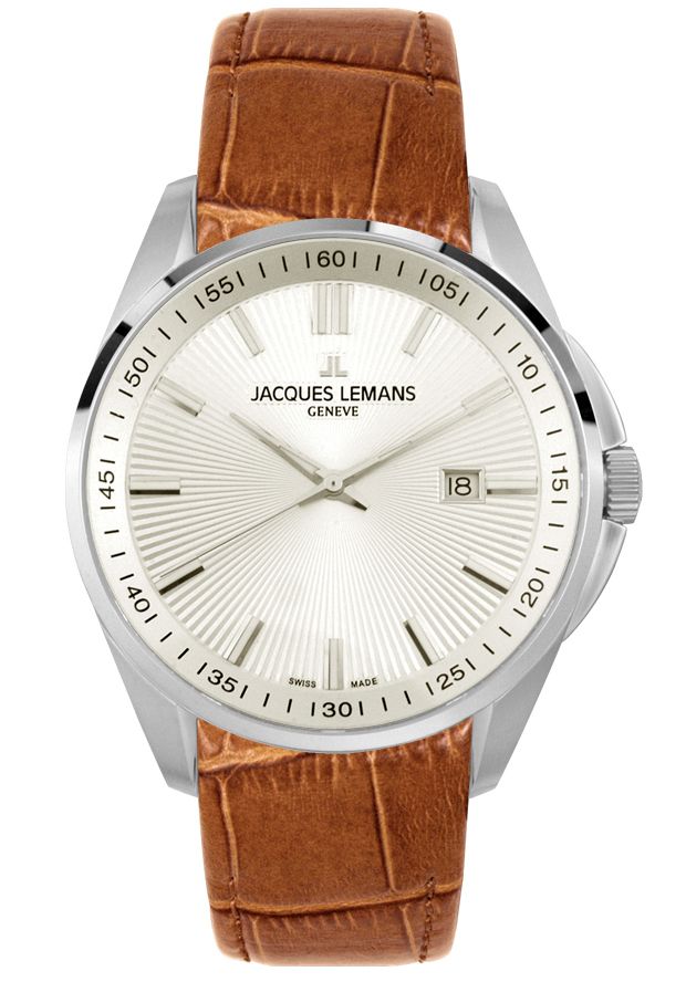 Jacques LeMans Geneve GU199B Swiss Made Mens Watch New