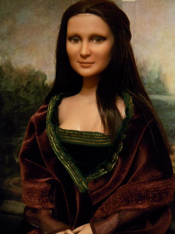 OOAK Tonner Doll Mona Lisa Repaint by Paolina de Morcey