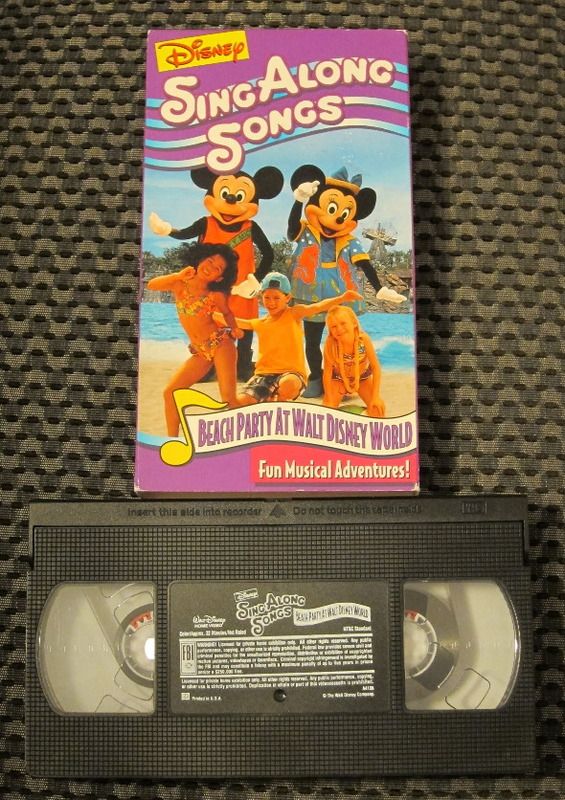 long beach party at walt disney world vhs tape