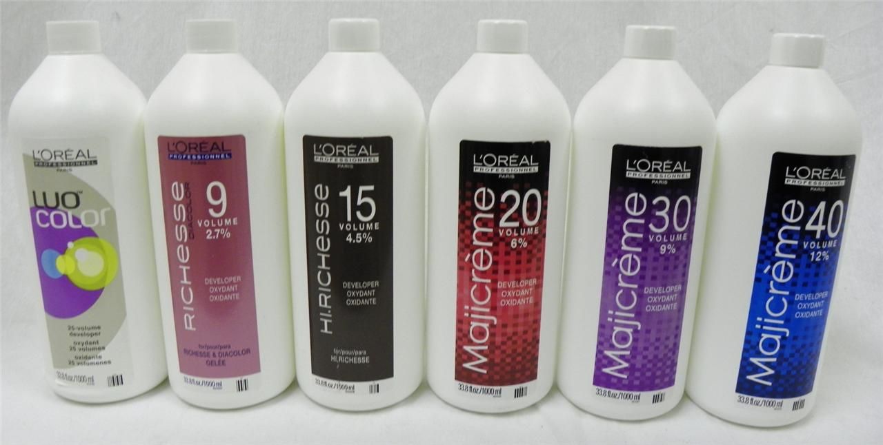 New Loreal Hair Color Developer Oxydant Your Choice 33 8 oz 1000ml