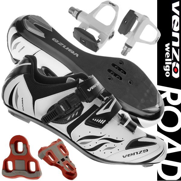 Venzo Road Bike For Shimano SPD SL Look Cycling Bicycle Shoes & Sealed