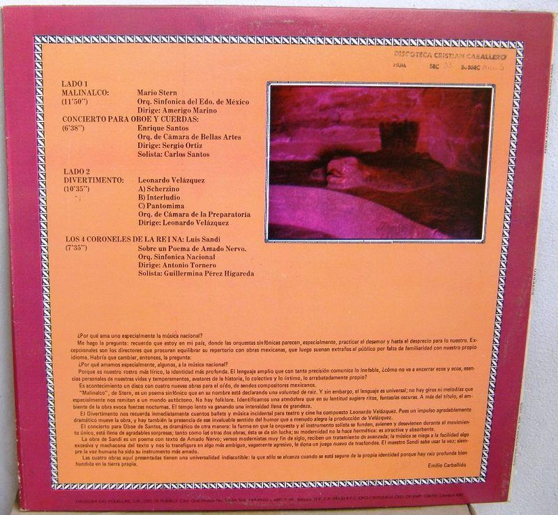 +ENRIQUE SANTOS+LEONARDO VELASQUEZ+LUIS SANDI MEXICAN LP AVANT GARDE