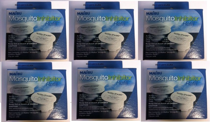 of 2 Each 12 Total Malibu MZ902 Mosquito Inhibitor Refill Kits