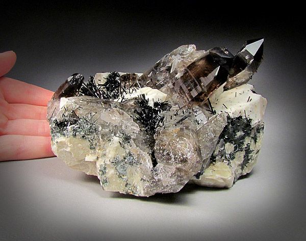 Smoky Quartz Aegirine Feldspar Mount Malosa Malawi