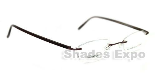 New Marchon Eyeglasses RX Mr 770 33 Red Airlock 2 040
