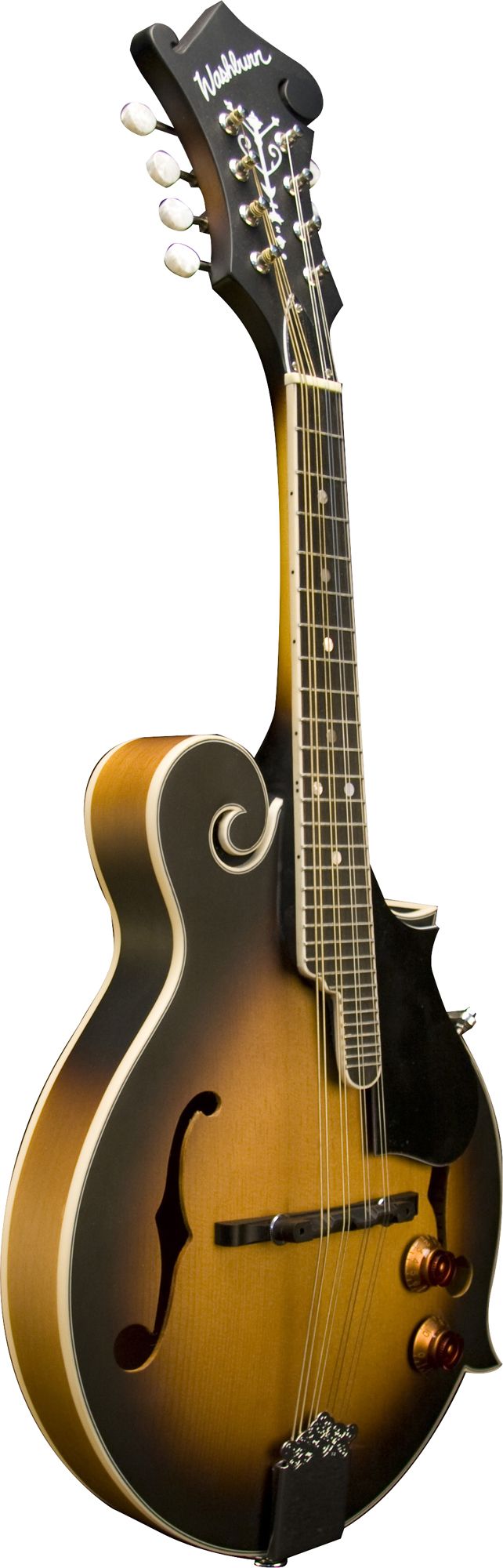 Washburn M3EK F Style Mandolin Guitar Pack with A Tobacco Sunburst