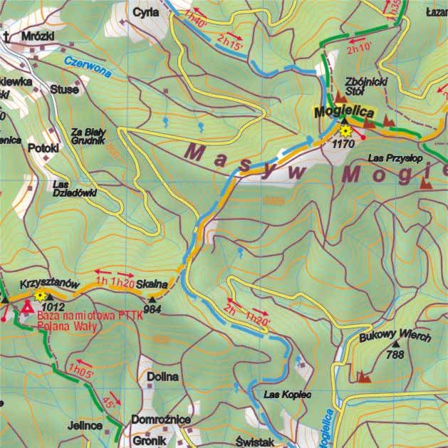 Beskid Wyspowy Mapa Turystyczna