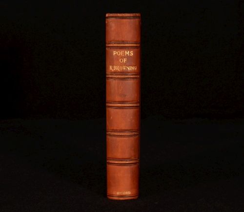 1916 Poems of Robert Browning with Dramatic Lyrics Romances Other with