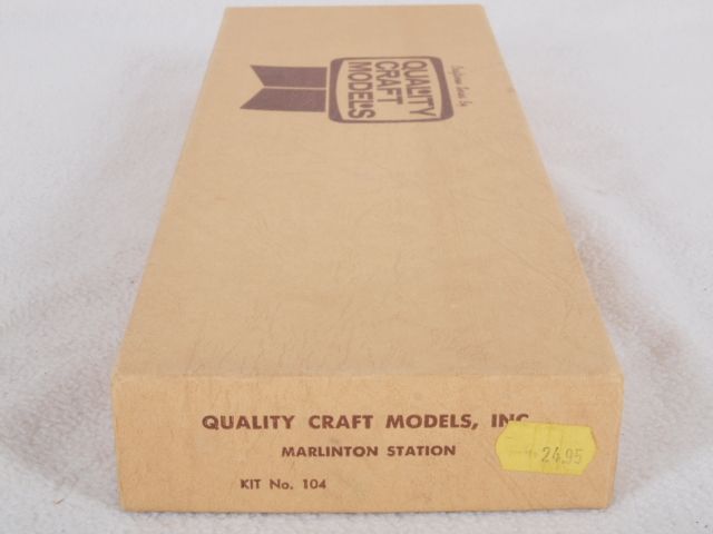 Quality Craft Models 104 HO Marlinton Station Building Kit