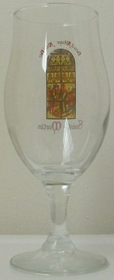 Saint Martin Belgian Abbey Beer Glasses Pair