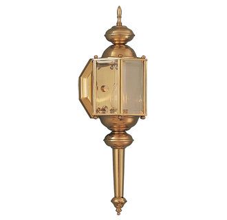 Maxim 3293CLPB Polished Brass Williamsburg 1 Light Outdoor Wall