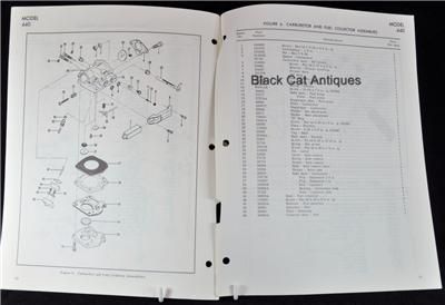 McCulloch Chain Saw Model 440 Illustrated Parts List