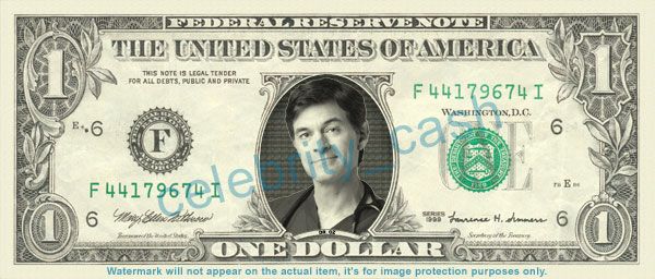 Dr oz Dollar Bill Doctor Mehmet oz Mint Real $$$