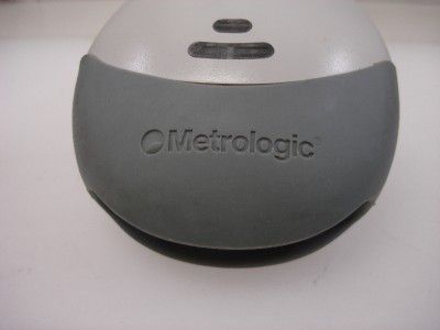 Metrologic Voyager MS9520 Barcode Scanner White Grey as Is